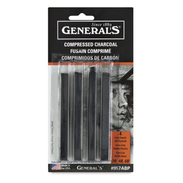 General's Compressed Charcoal Set